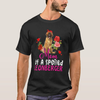 Camiseta Mãe De Um Arco Leonberger Cute Leonberger Ti Maltr
