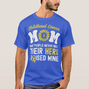 Camiseta Mãe De Um Cancer De Herói Guerreiro Sensibilização