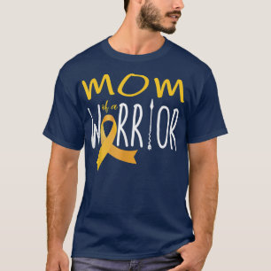 Camiseta Mãe De Um Cancer De Infância Guerreira
