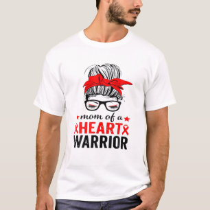 Camiseta Mãe De Um Guerreiro Cardíaco Sensibilização Pa