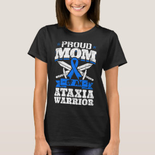 Camiseta Mãe De Um Guerreiro Da Ataxia, Friso De Sensibiliz