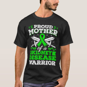 Camiseta Mãe De Um Guerreiro Da Doença Renal Ckd Sensibiliz