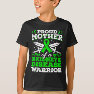Camiseta Mãe De Um Guerreiro Da Doença Renal Ckd Sensibiliz
