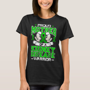 Camiseta Mãe De Um Guerreiro Da Doença Renal Ckd Sensibiliz