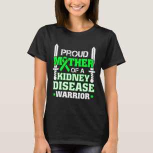 Camiseta Mãe De Um Guerreiro Da Doença Renal Ckd Sensibiliz