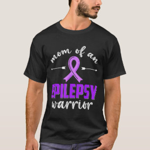 Camiseta Mãe de um guerreiro da epilepsia conscientização s