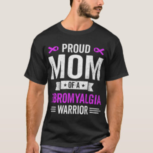 Camiseta Mãe de um Guerreiro de Fibromialgia Sobrevivente C