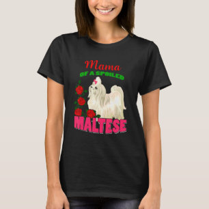 Camiseta Mãe De Um Malvado Coruja Malvado Florestal Maltês