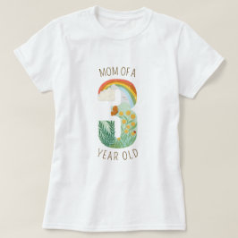 Camiseta Mãe de um touro natural de três anos