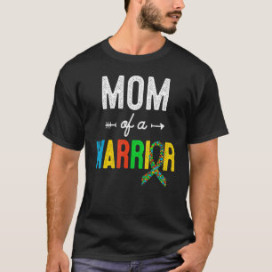 Camiseta Mãe De Uma Família Guerreira, Mãe Do Mundo Autismo
