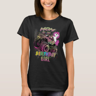 Camiseta Mãe De Uma Rapariga De Passageiro Monstro