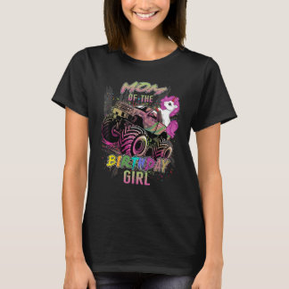 Camiseta Mãe De Uma Rapariga De Passageiro Monstro