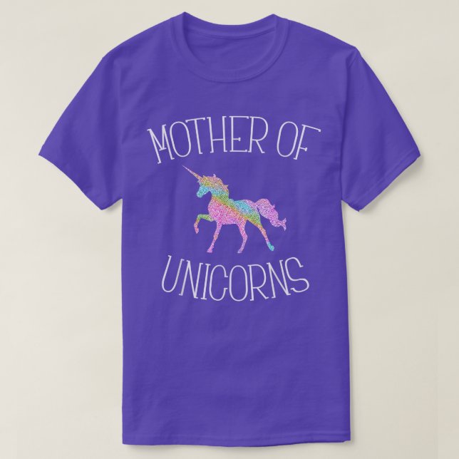 Camiseta Mãe de Unicórnios T (Frente do Design)