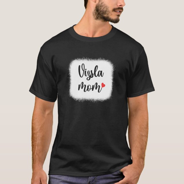 Camiseta Mãe de Vizsla Mulheres Vizsla (Frente)