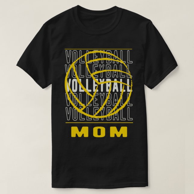 Camiseta Mãe de vôlei18 (Frente do Design)