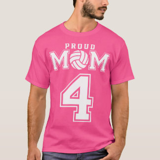 Camiseta Mãe de Voleibol Ortoso Personalizada Número 4