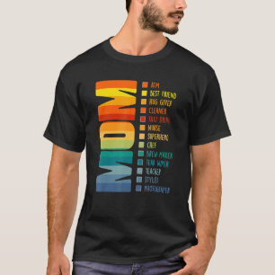Camiseta Mãe Dia Mãe Amo Melhor Professora Enfermeira Amiga