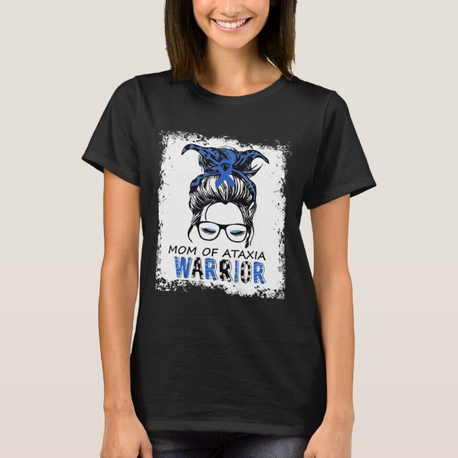 Camiseta Mãe divertida da guerreira da ataxia (Frente)