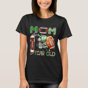 Camiseta Mãe Do Amante De Futebol De 1 Ano De Idade 1º Aniv