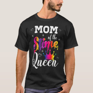 Camiseta Mãe Do Aniversário Da Rainha Slime, Coroa, A Corta