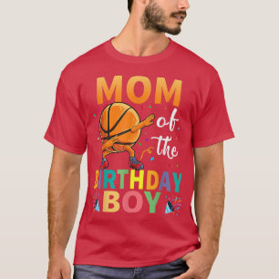 Camiseta Mãe Do Aniversário De Bicicleta De Basquete