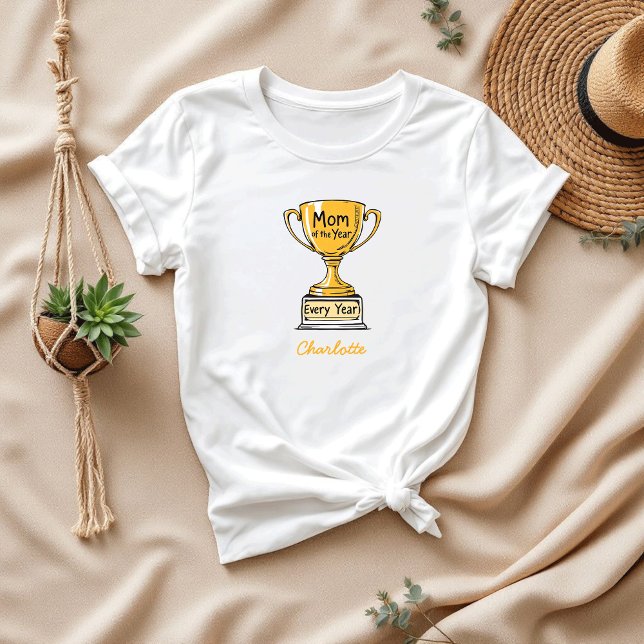 Camiseta Mãe do Ano Todo Ano | Melhor Mãe Nunca (Criador carregado)