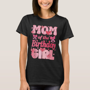 Camiseta Mãe Do Arco De Coquetes Rosa Da Família Birthday G