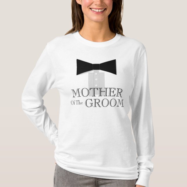 Camiseta Mãe do Arco do Groom Tie (Frente)