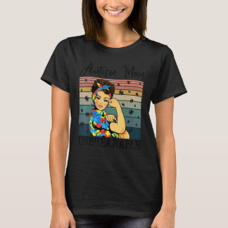 Camiseta Mãe do Autismo Mãe de Conscientização do Autismo I