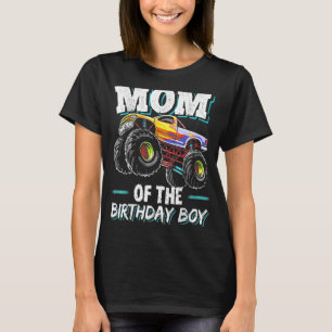 Camiseta Mãe Do Caminhão Do Monstro De Aniversário