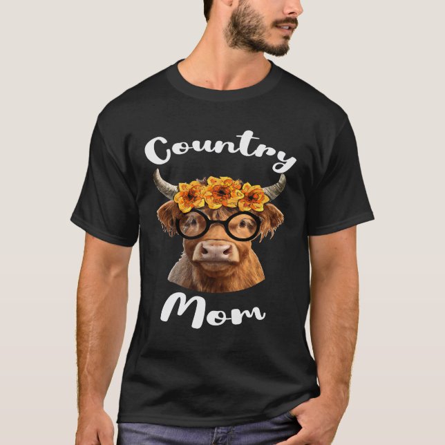 Camiseta Mãe do Campo para Mãe da Fazenda ou Mãe da Vaca do (Frente)
