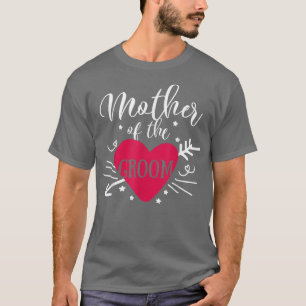 Camiseta Mãe Do Casamento De Coração E Bachel Da Seta Do Gr