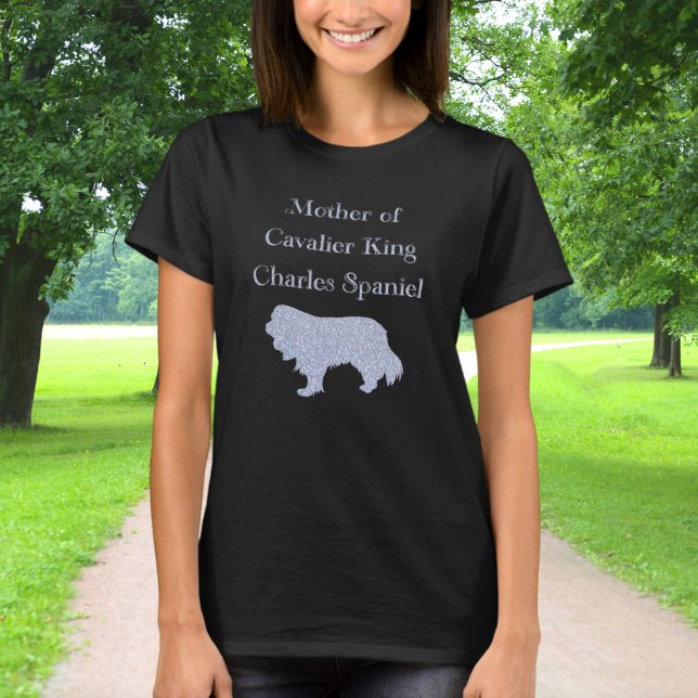 Camiseta Mãe do Cavalier King Charles Spaniel Silver (Criador carregado)