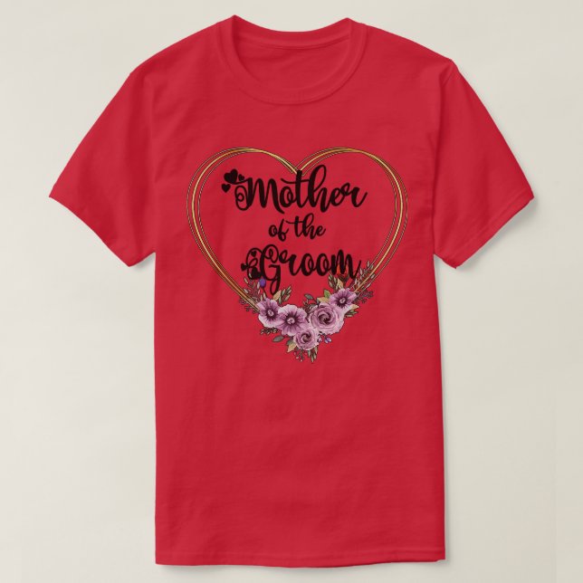 Camiseta Mãe Do Chá De Casamento De Noite De Noite (Frente do Design)