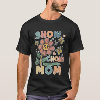 Camiseta Mãe do coral floral amiga