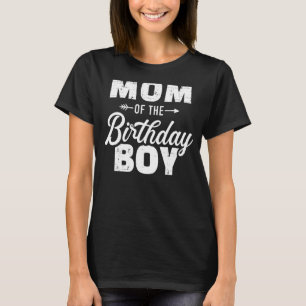 Camiseta Mãe Do Dia de as mães De Garoto De Aniversário