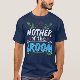 Camiseta Mãe Do Dia De Casamento De Casamento De Noiva Pai