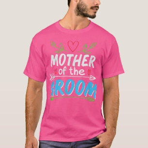 Camiseta Mãe Do Dia De Casamento Do Groom Bridal Pa