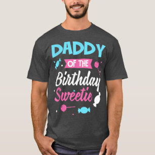 Camiseta Mãe Do Docinho De Aniversário Da Festa Mo