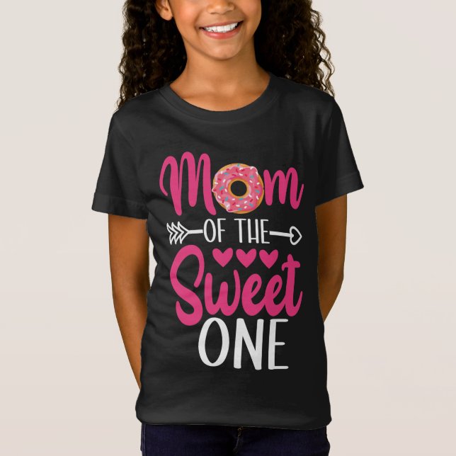 Camiseta Mãe do Donut Polvilhado Doce (Frente)