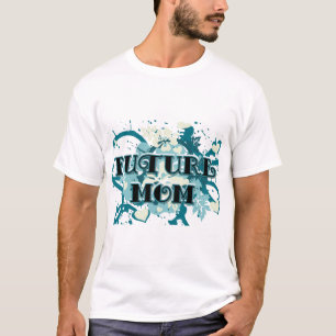 Camiseta Mãe do Futuro - Corações e Flores