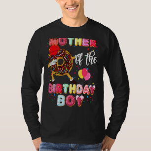 Camiseta Mãe Do Garoto De Aniversário A Bater Mães Rosquinh