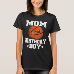 Camiseta Mãe Do Garoto De Aniversário Bysketbyll Mãe Divers