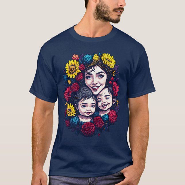 Camiseta Mãe do gêmeo (Frente)