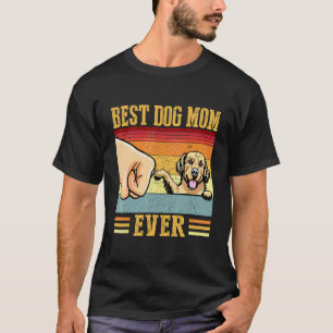 Camiseta Mãe do Golden Retriever Melhor Mãe de Cachorro de