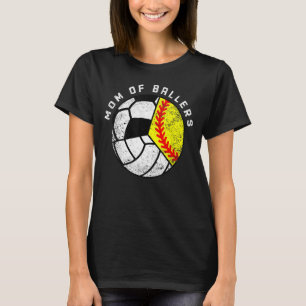 Camiseta Mãe Do Jogador De Voleibol De Ballers