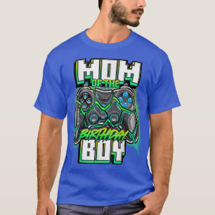Camiseta Mãe do Jogo de Vídeo da Família de Aniversário que