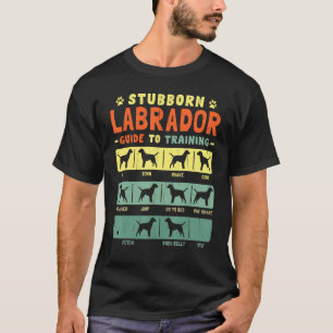 Camiseta Mãe do Labrador Pai Teimoso Truques Vintage
