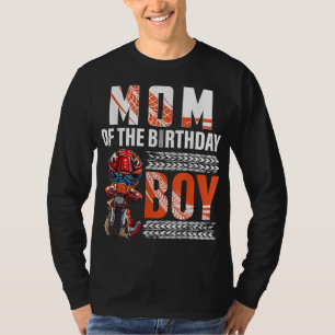Camiseta Mãe do motocross do Birthday Boy Dirt Bike B-day