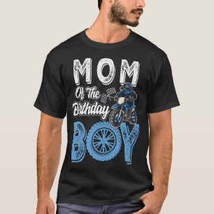 Camiseta Mãe do motocross do Birthday Boy Dirt Bike B-day